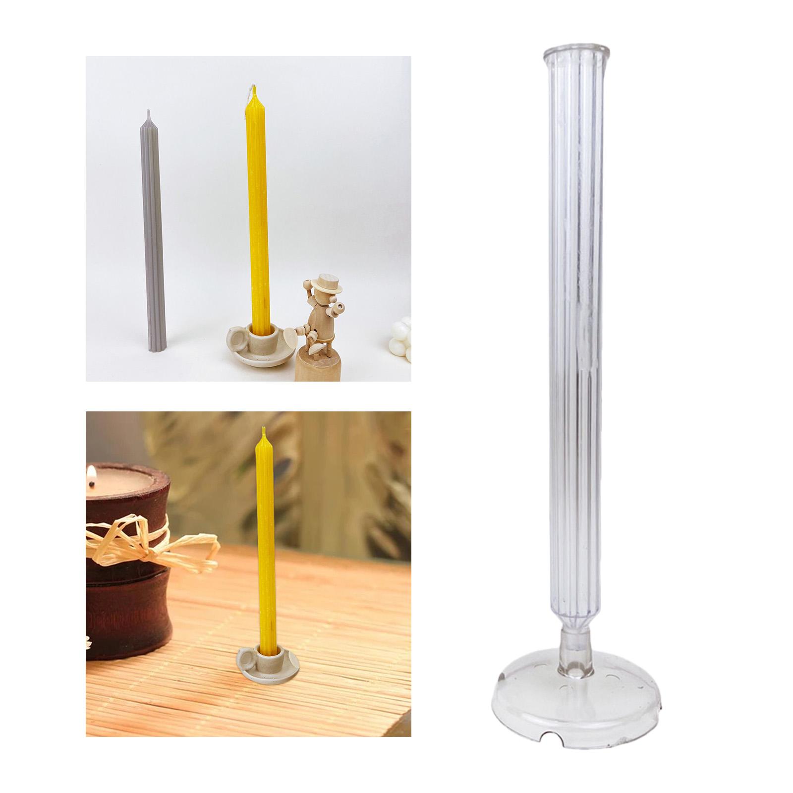 Candle Making Gel Wax - 3D Long Pole DIY Candle Molds