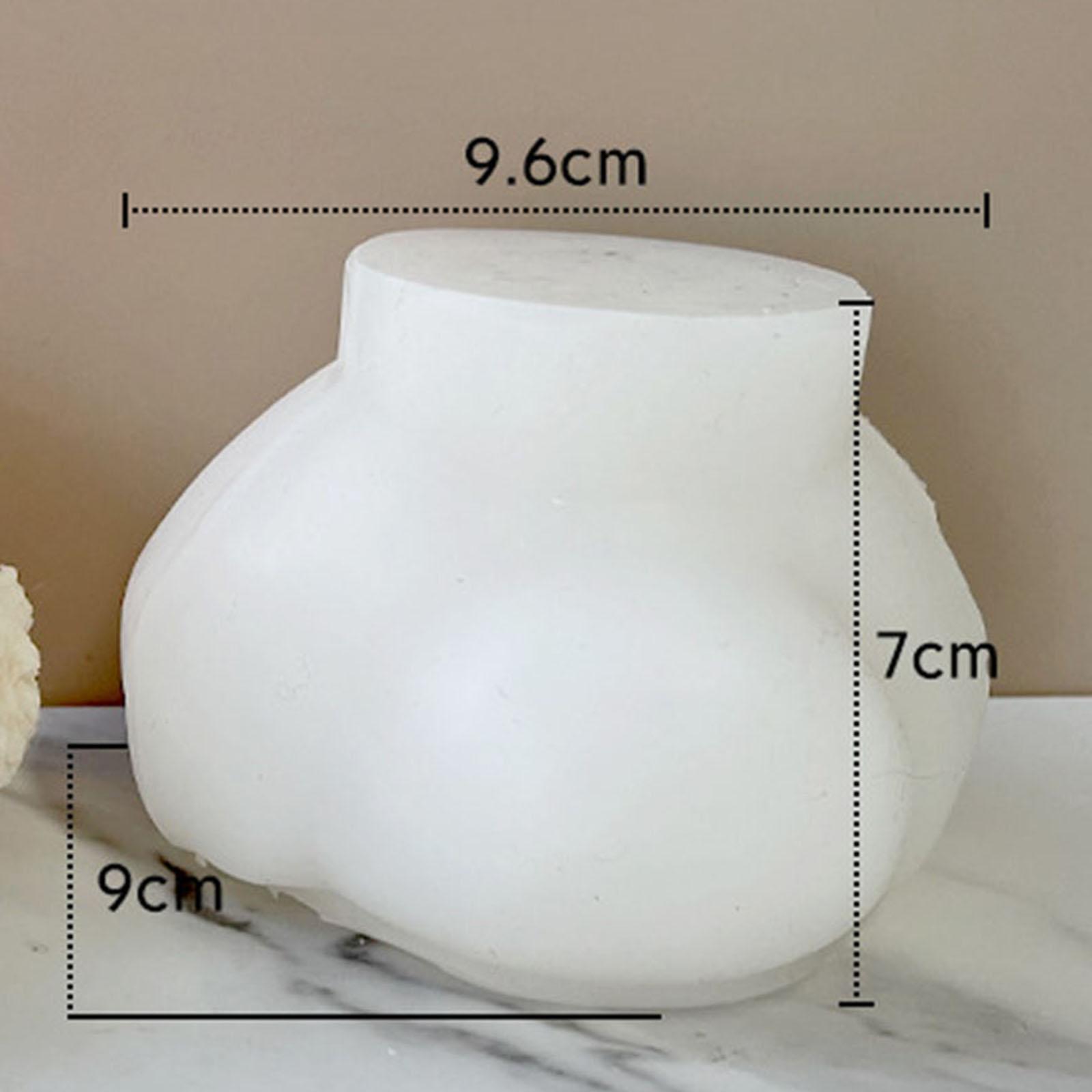 Candle Making Gel Wax - Teddy Head Candle Silicone Mold Handmade
