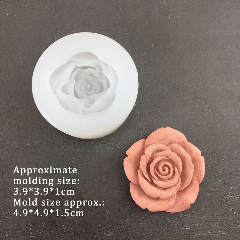 3D Rose Flower Shape Leaf Sili - Candle Making Supplies Wholesale recension och pris