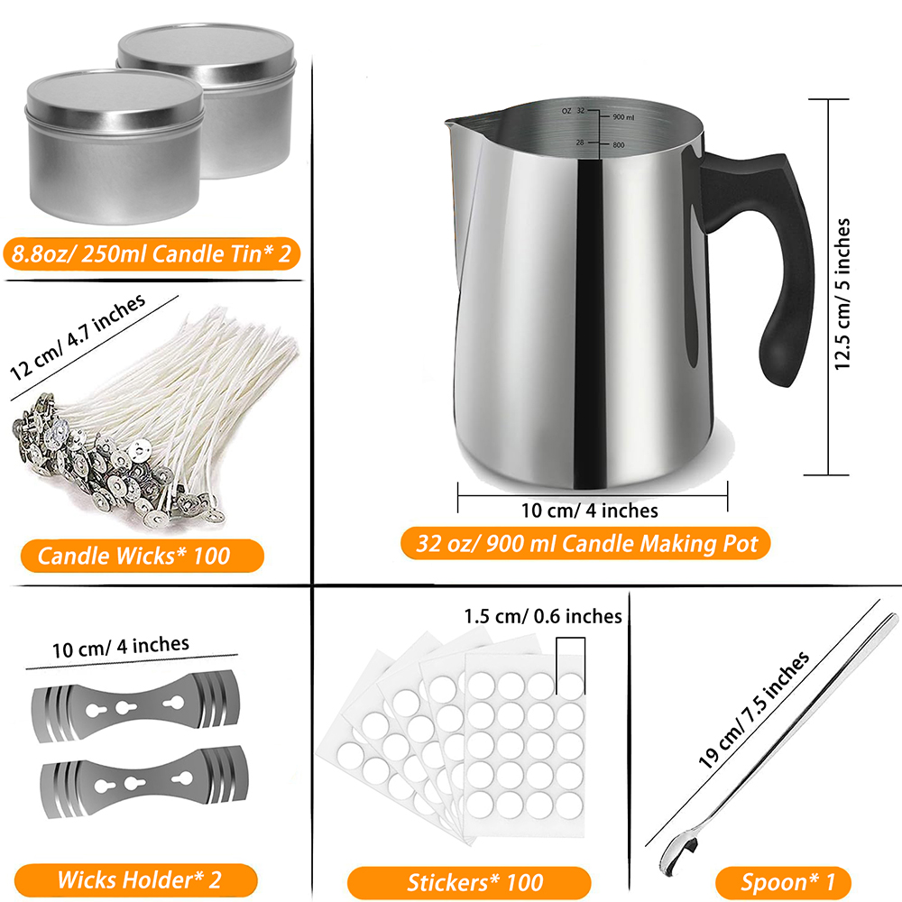 Candle Making Starter Kit Supp - Candle Making Wicks recension och pris