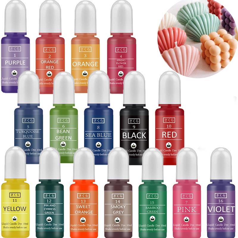 10ml/Bottle Candle Wax Pigment - Soy Wax Pillar Blend recension och pris
