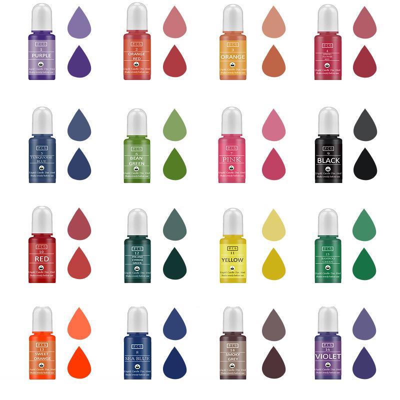 10ml/Bottle Candle Wax Pigment - Soy Wax Pillar Blend recension och pris