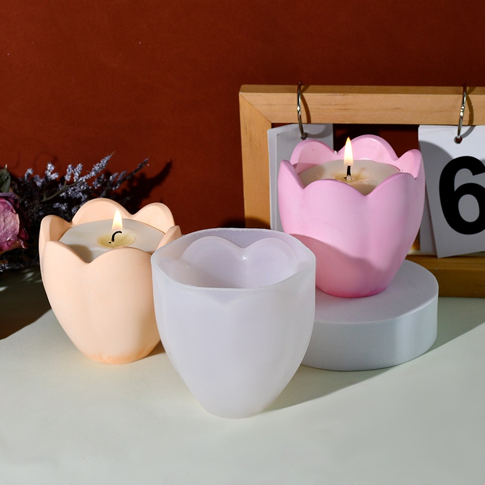 Tulip Candle Holder Silicone M - Candle Making Supplies Wholesale recension och pris