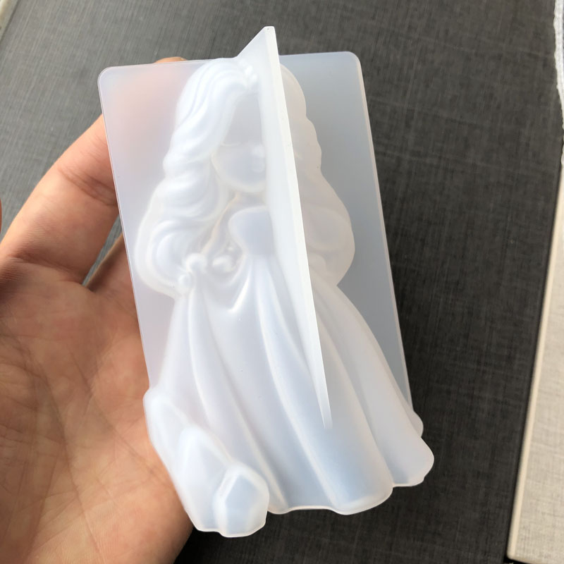 3D Cute Princess Silicone Cand - Candle Making Supplies Wholesale recension och pris