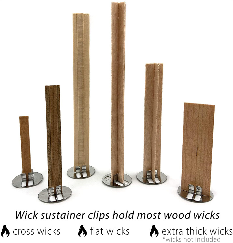 Wood Candle Wicks Base Clip fo - Candle Making Wicks recension och pris