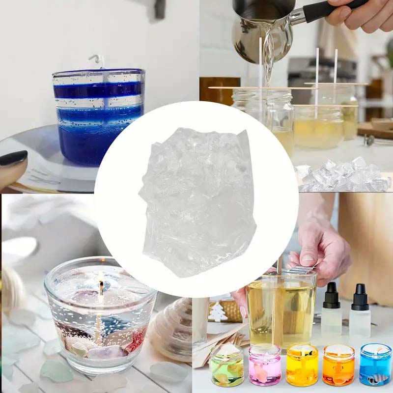 50g/100g/200g Clear Jelly Wax  - Candle Making Gel Wax recension och pris