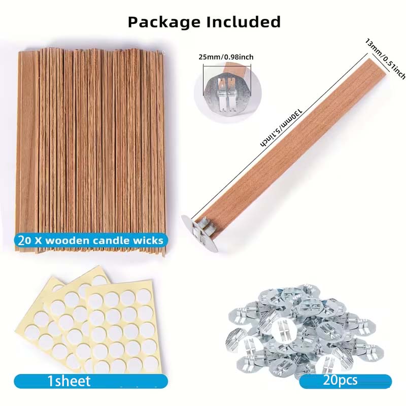 60pcs Candle Making Kits Inclu - Soy Wax Pillar Blend recension och pris