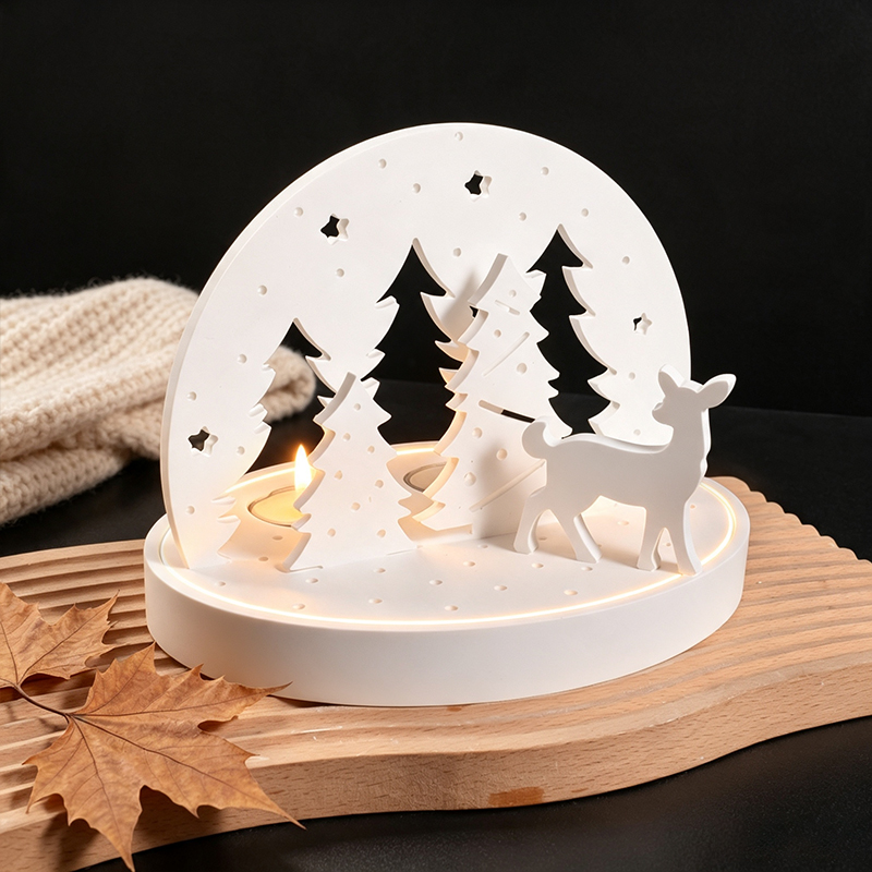 Christmas Elk Tealight Candle  - Candle Making Supplies Wholesale recension och pris