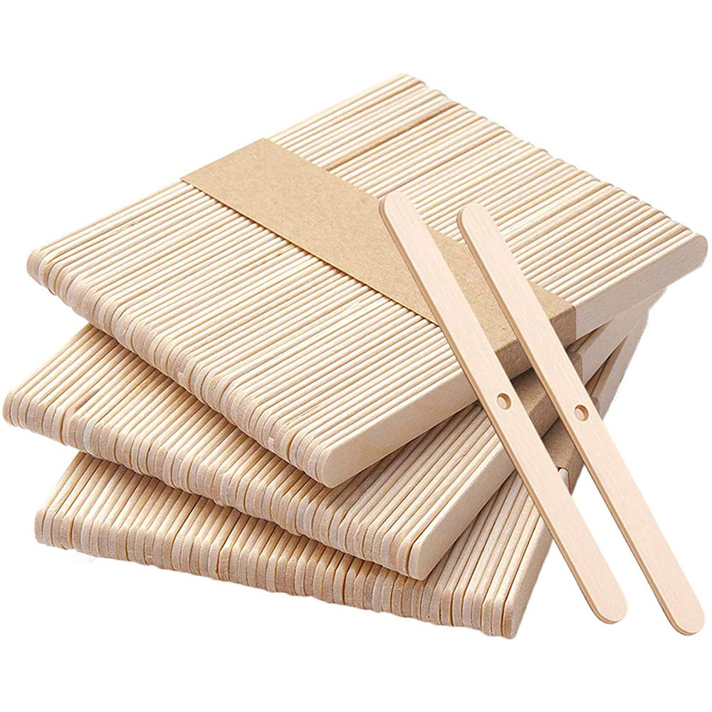 50pcs Wooden Wax Core Holder S - Soy Wax Pillar Blend recension och pris