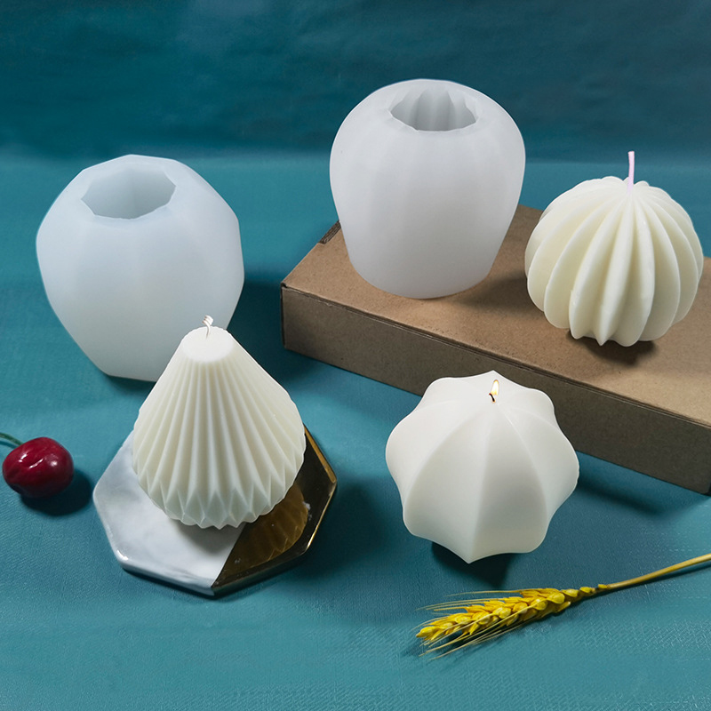 3D Silicone Candle Molds Geome - Candle Making Gel Wax recension och pris