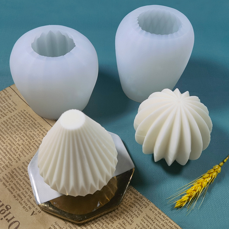 3D Silicone Candle Molds Geome - Candle Making Gel Wax recension och pris