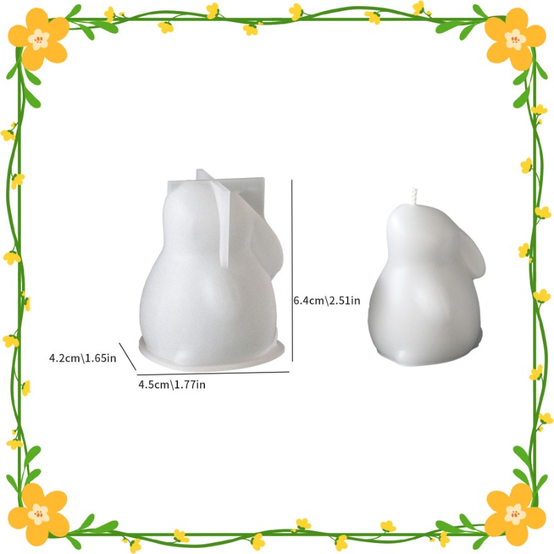 Easter Rabbit Scented Candle S - Candle Making Gel Wax recension och pris