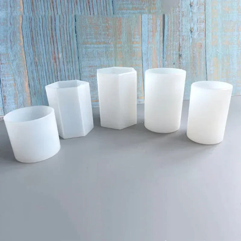 3D Cylinder Shape Candle Silic - Candle Making Gel Wax recension och pris