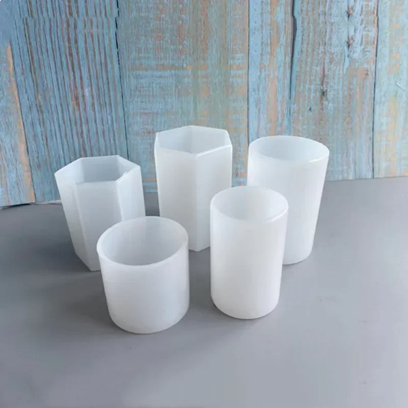 3D Cylinder Shape Candle Silic - Candle Making Gel Wax recension och pris