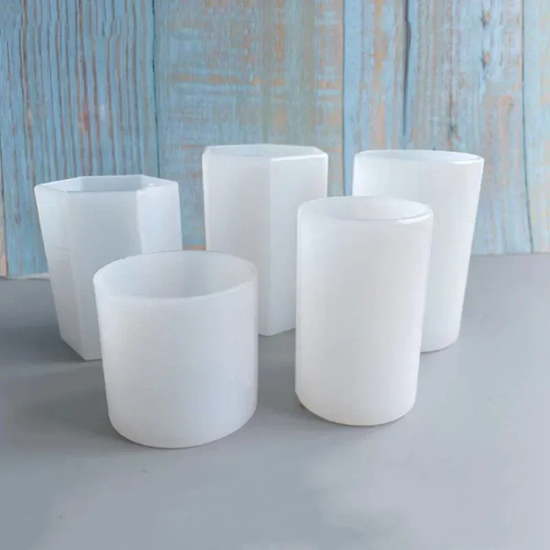 3D Cylinder Shape Candle Silic - Candle Making Gel Wax recension och pris