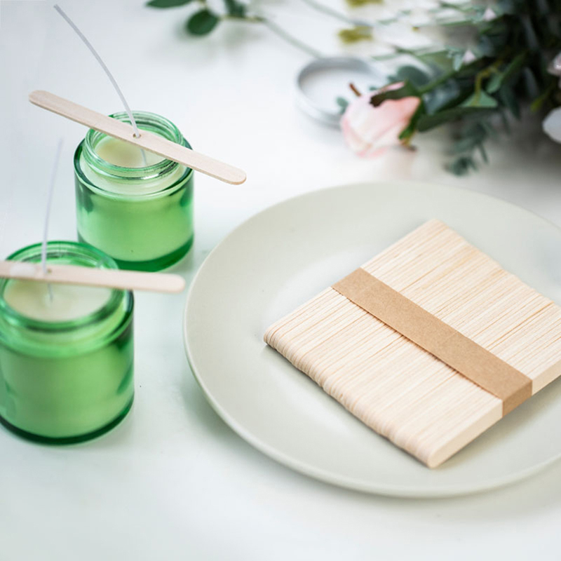 ●50PCS Wooden Candle Wick Hold - Candle Making Wicks recension och pris