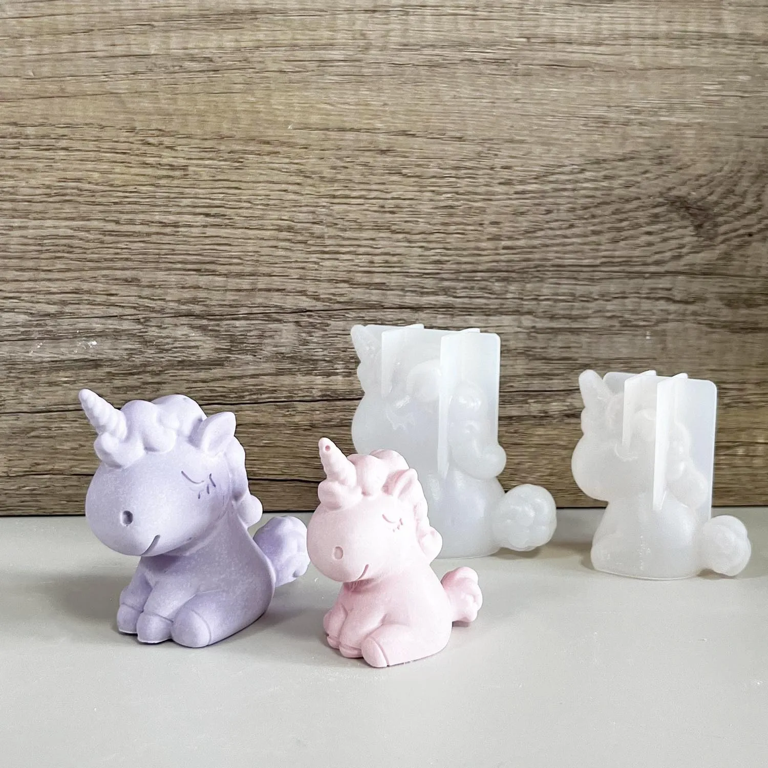 3D Geometric Silicone Unicorn  - Candle Making Supplies Wholesale recension och pris