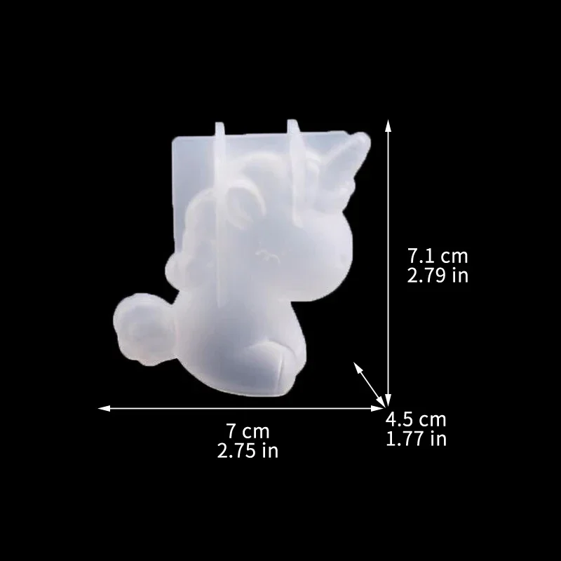 3D Geometric Silicone Unicorn  - Candle Making Supplies Wholesale recension och pris