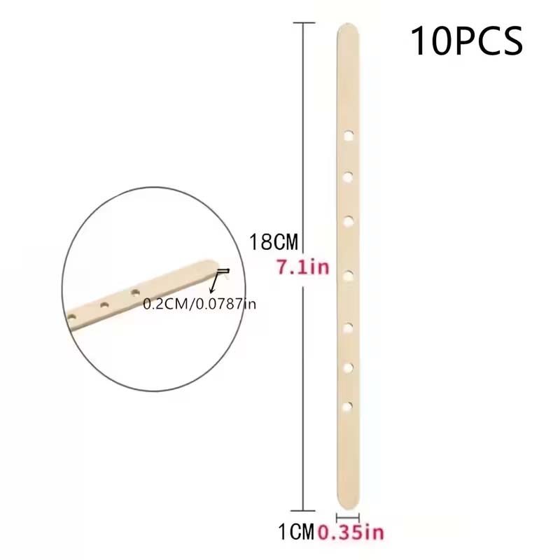 10/20/50pcs Wooden Candle Wick - Candle Making Wicks recension och pris