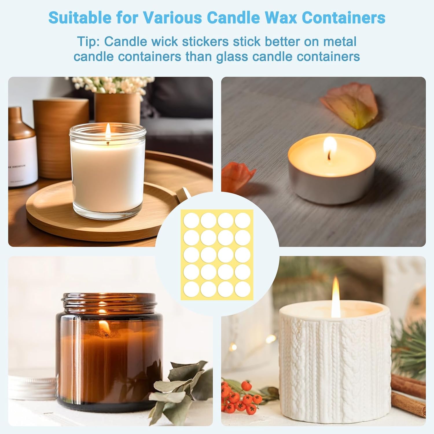 400PCS/100PCS Candle Wick Stic - Candle Making Wicks recension och pris