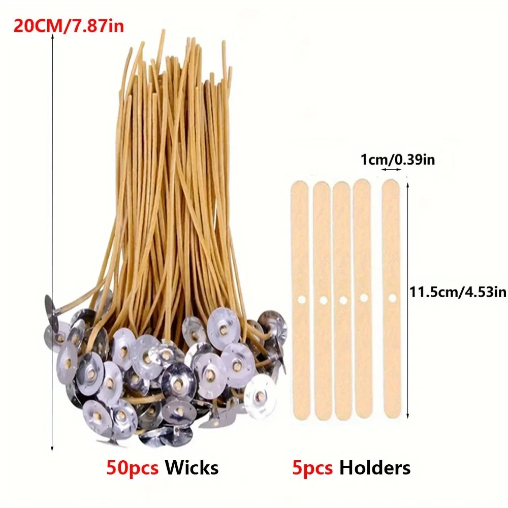 Candle Wicks 50 PCS 8 Inch Hem - Candle Making Wicks recension och pris