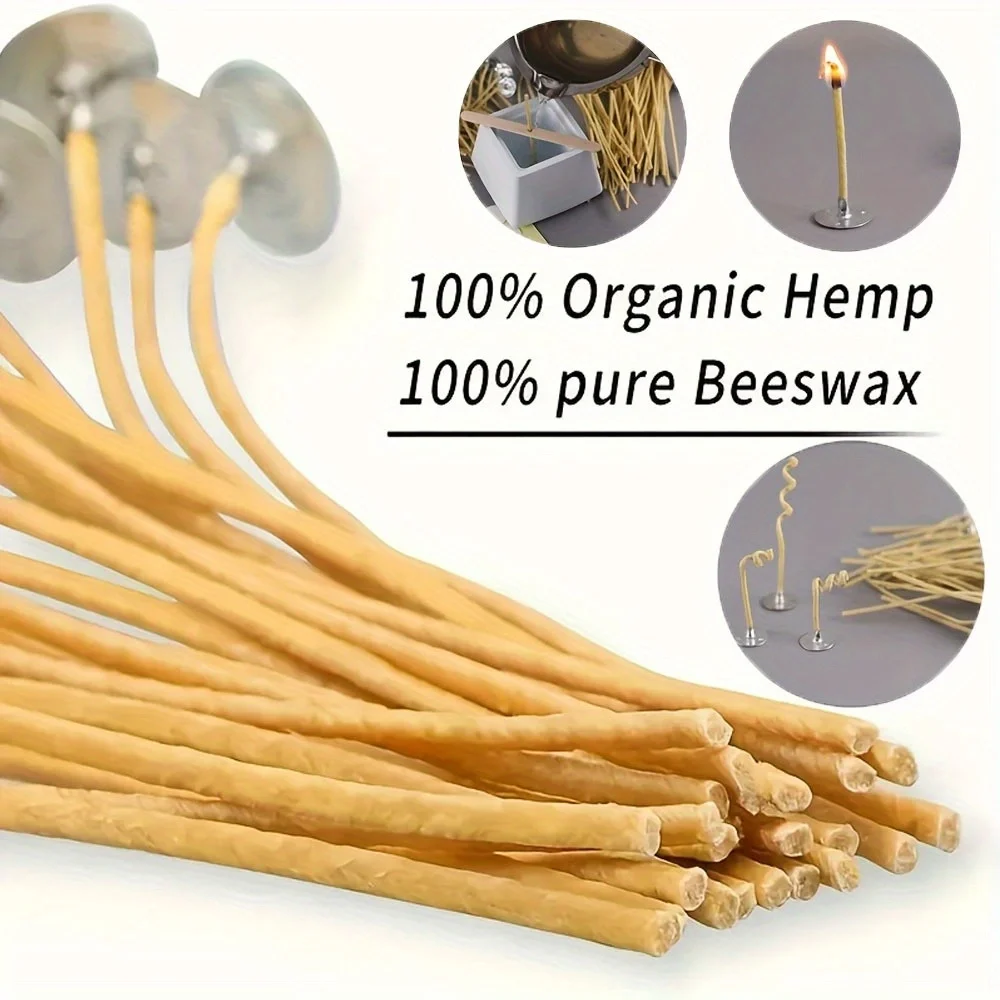Candle Wicks 50 PCS 8 Inch Hem - Candle Making Wicks recension och pris