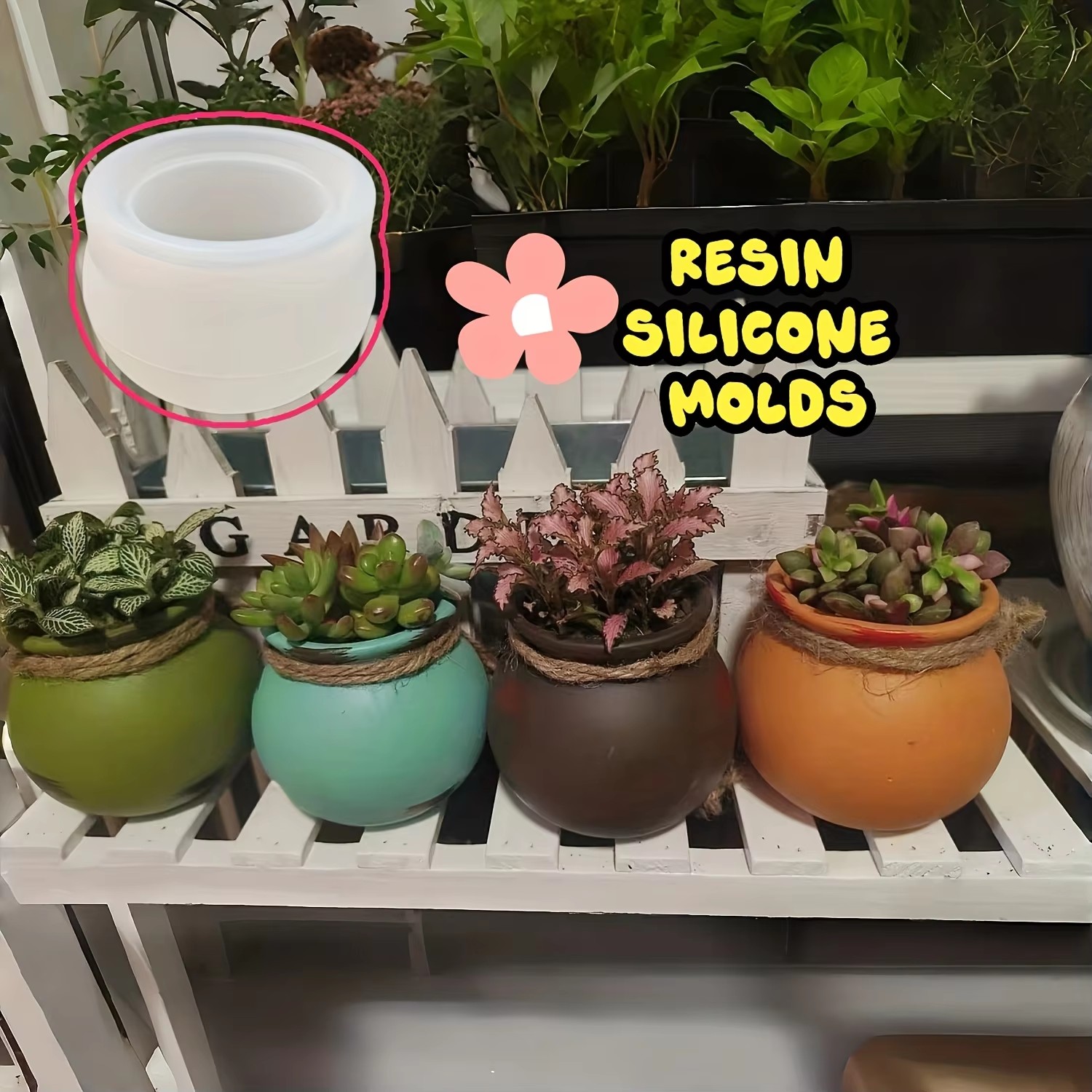 Silicone Flower Pot Molds, Res - Candle Making Items recension och pris