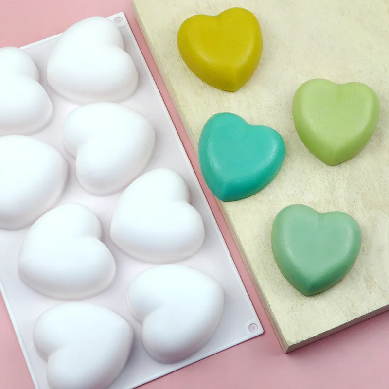 Love Heart Silicone Soap Mold  - Candle Making Supplies Wholesale recension och pris