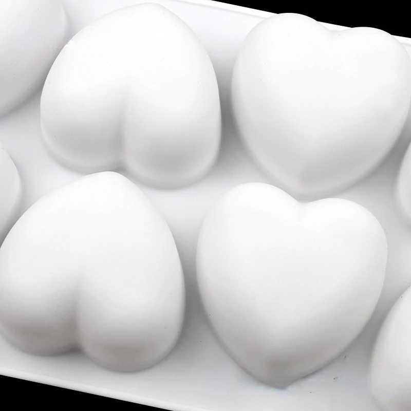 Love Heart Silicone Soap Mold  - Candle Making Supplies Wholesale recension och pris