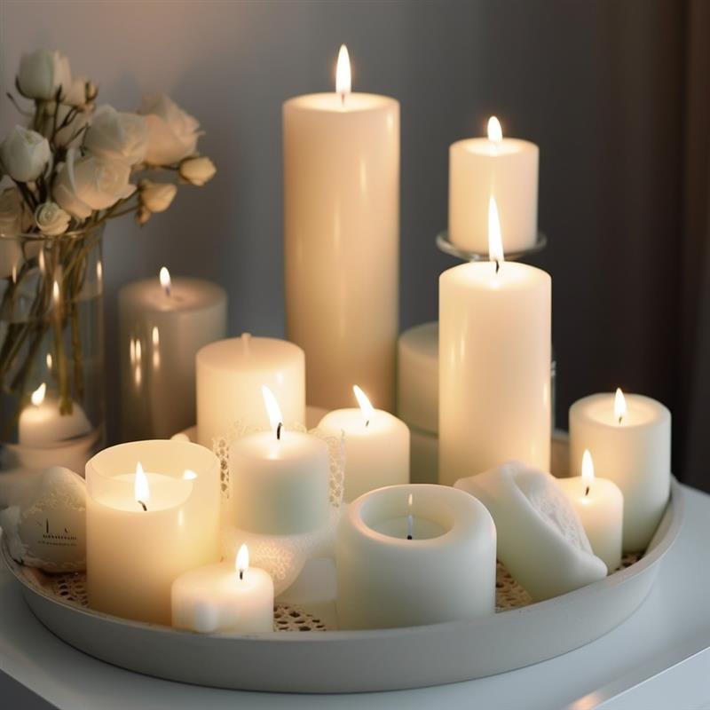 50/100Pcs Waxed Cotton Candle  - Soy Wax Pillar Blend recension och pris