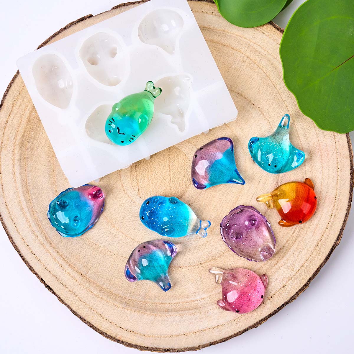3D Healing Kawaii Manta Ray Wh - Candle Making Items recension och pris