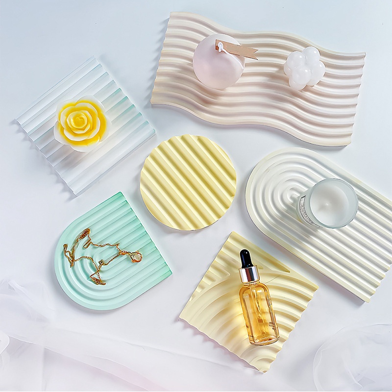 DIY Striped Wave Tray Mold For - Candle Making Items recension och pris