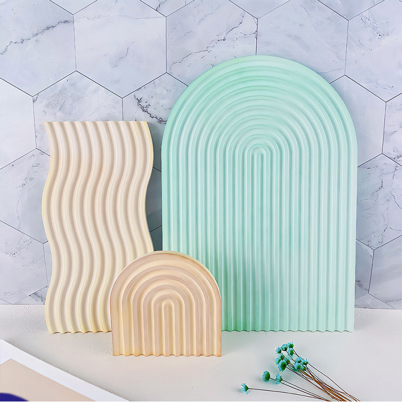 DIY Striped Wave Tray Mold For - Candle Making Items recension och pris