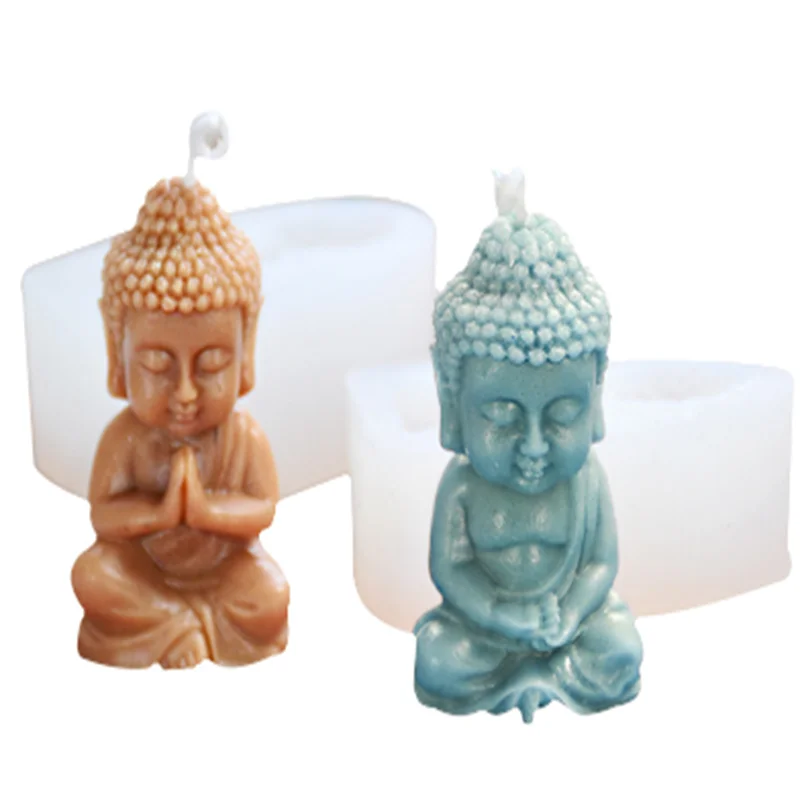 Small Rudraksha Buddha Candle  - Candle Making Gel Wax recension och pris