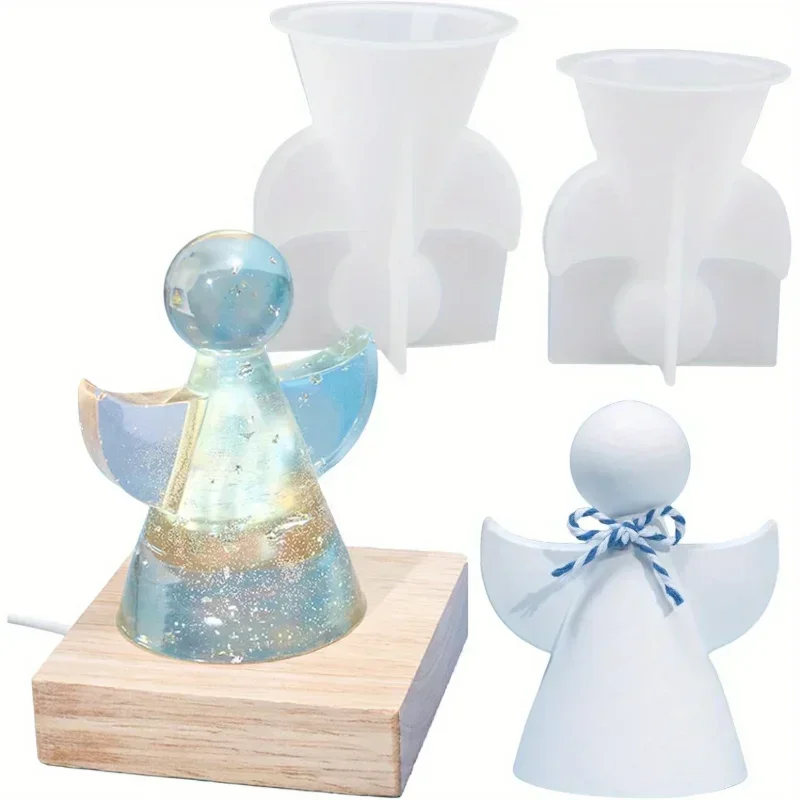 1Pack Silicone Angel Resin Mol - Candle Making Gel Wax recension och pris