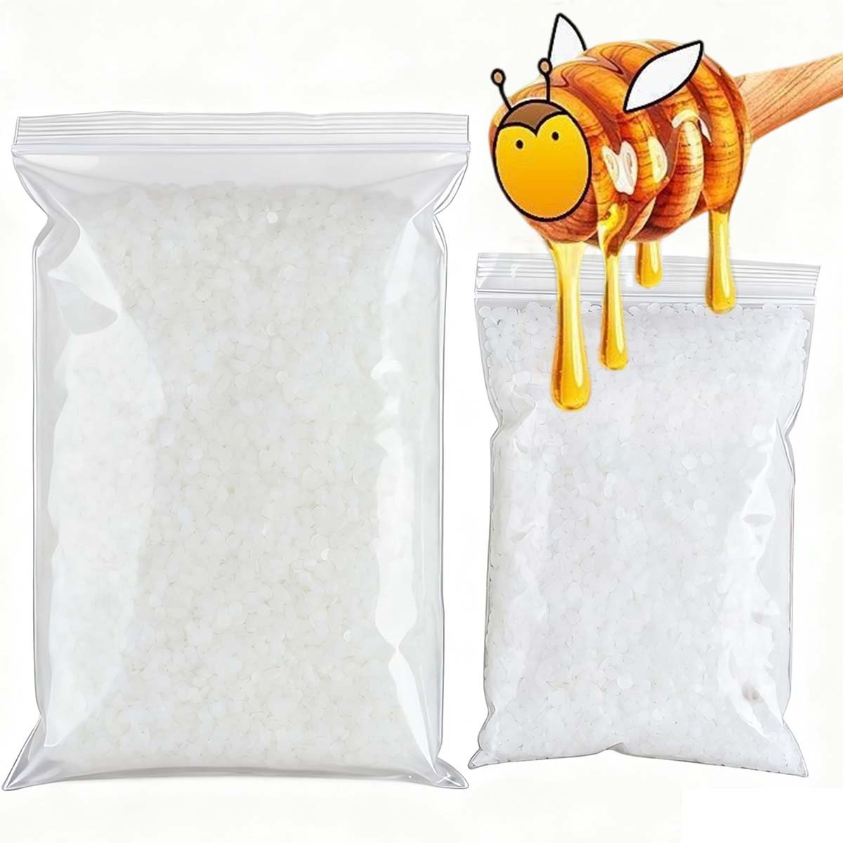 200g-1000g White Beeswax Pure  - Candle Making Wax recension och pris