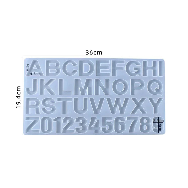 1pc/2pcs/3pcs LettersAtoZ，Numb - Candle Making Items recension och pris