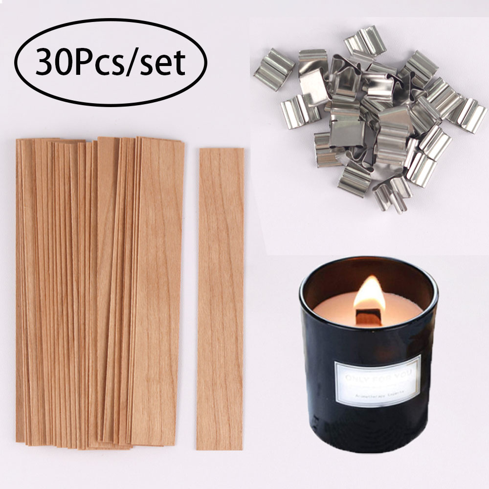 30pcs Wooden Candle Wicks Cand - Candle Making Wicks recension och pris