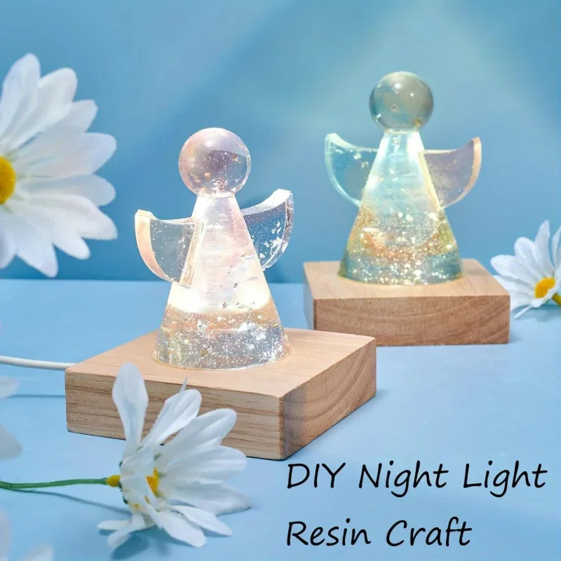 2 Pack Silicone Angel Resin Mo - Candle Making Gel Wax recension och pris