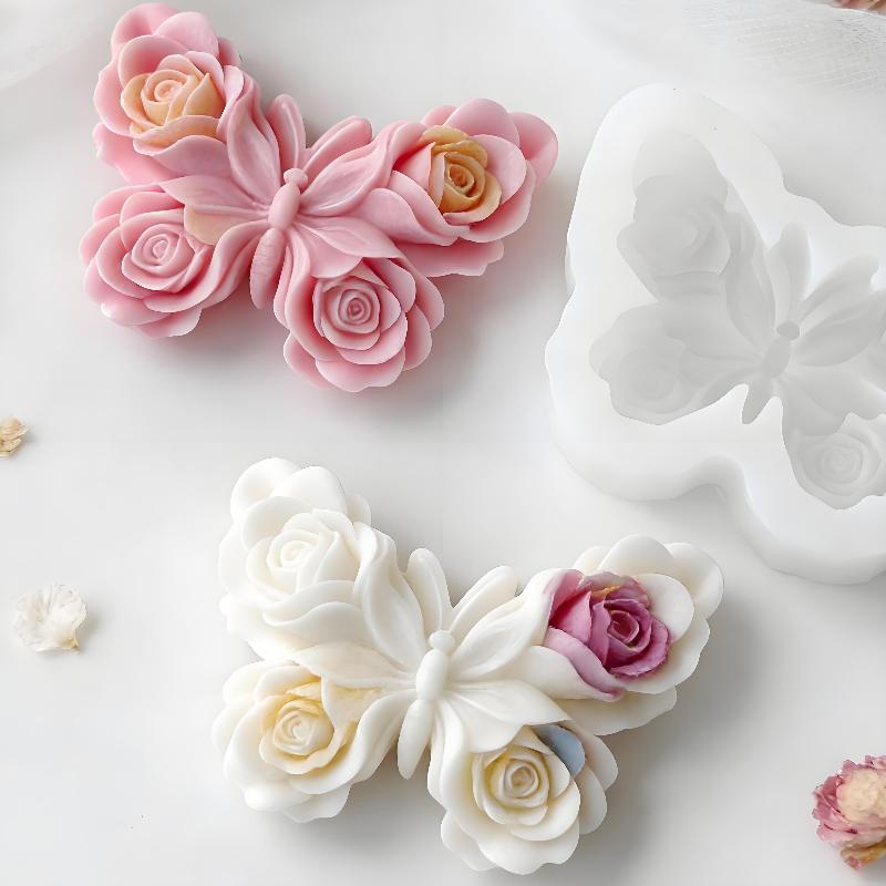 DIY Rose Butterfly Form Silico - Candle Making Items recension och pris
