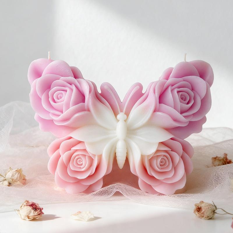 DIY Rose Butterfly Form Silico - Candle Making Items recension och pris