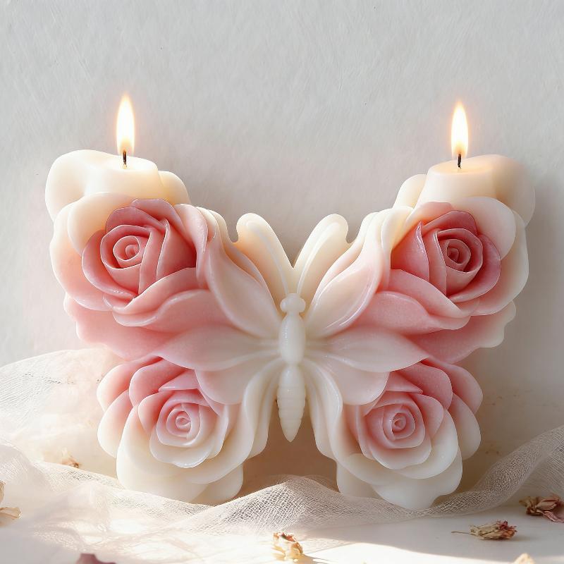 DIY Rose Butterfly Form Silico - Candle Making Items recension och pris