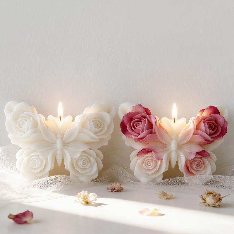 DIY Rose Butterfly Form Silico - Candle Making Items recension och pris