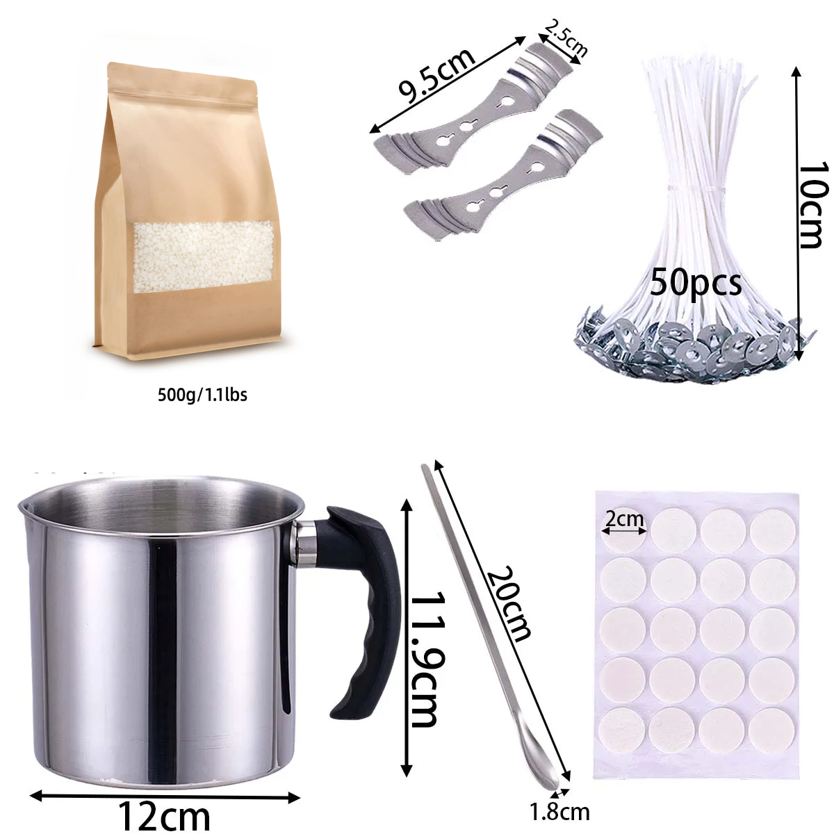 DIY Scented Candle Making Tool - Soy Wax Pillar Blend recension och pris