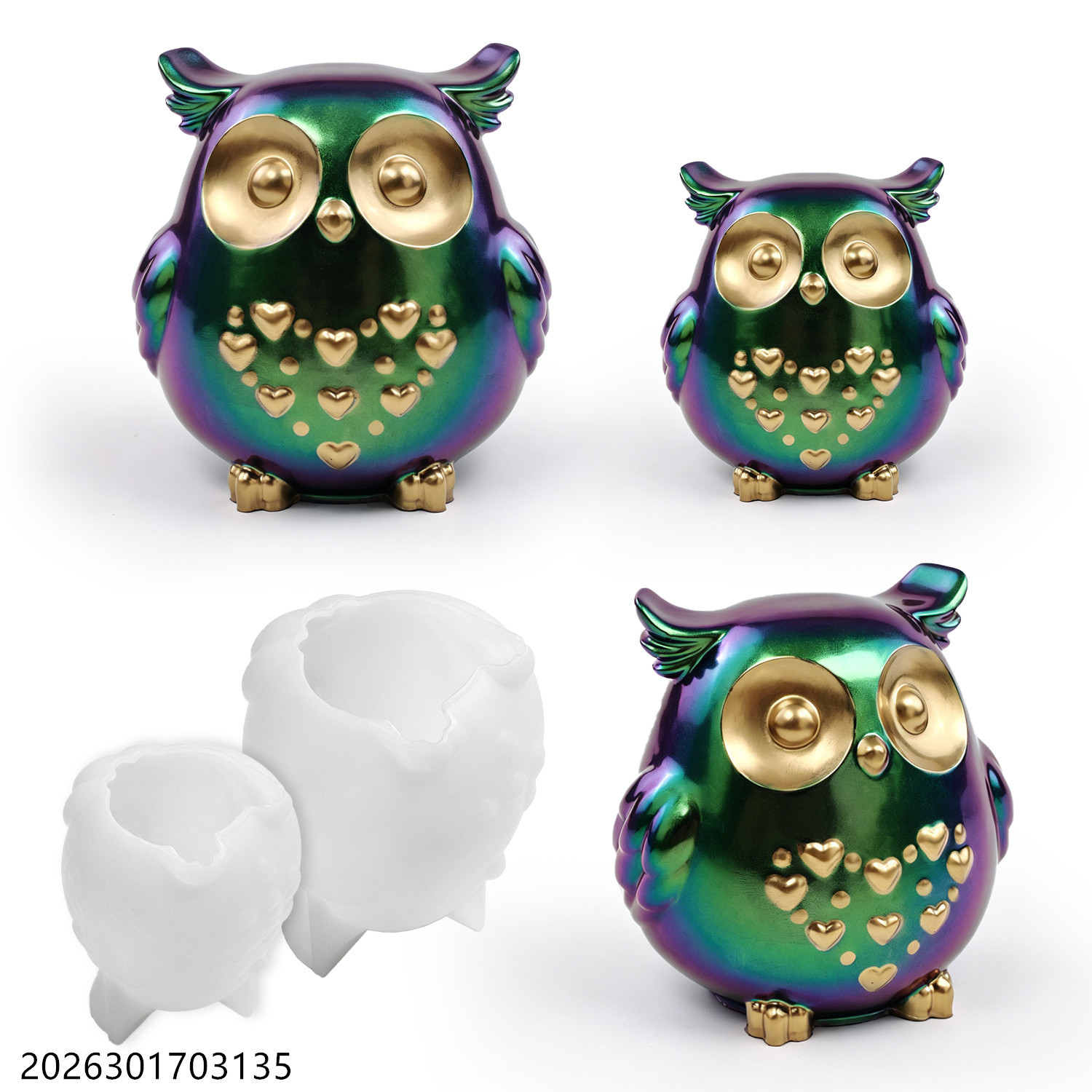 Owl Silicone Mold 3D Bird Shap - Candle Making Items recension och pris