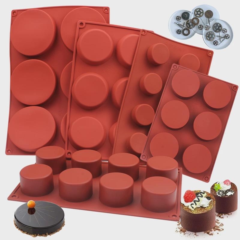 Round Silicone Soap Mold DIY H - Candle Making Supplies Wholesale recension och pris
