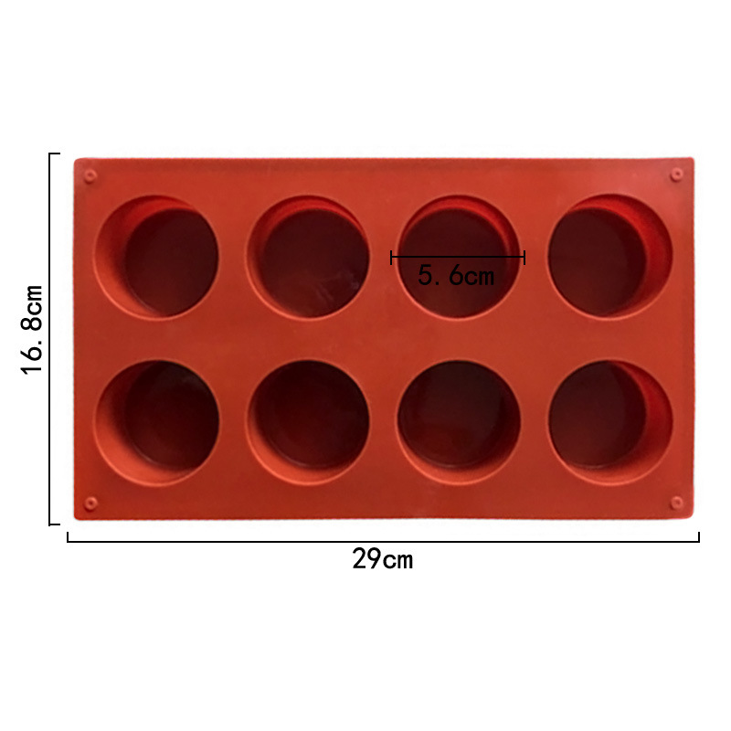 Round Silicone Soap Mold DIY H - Candle Making Supplies Wholesale recension och pris