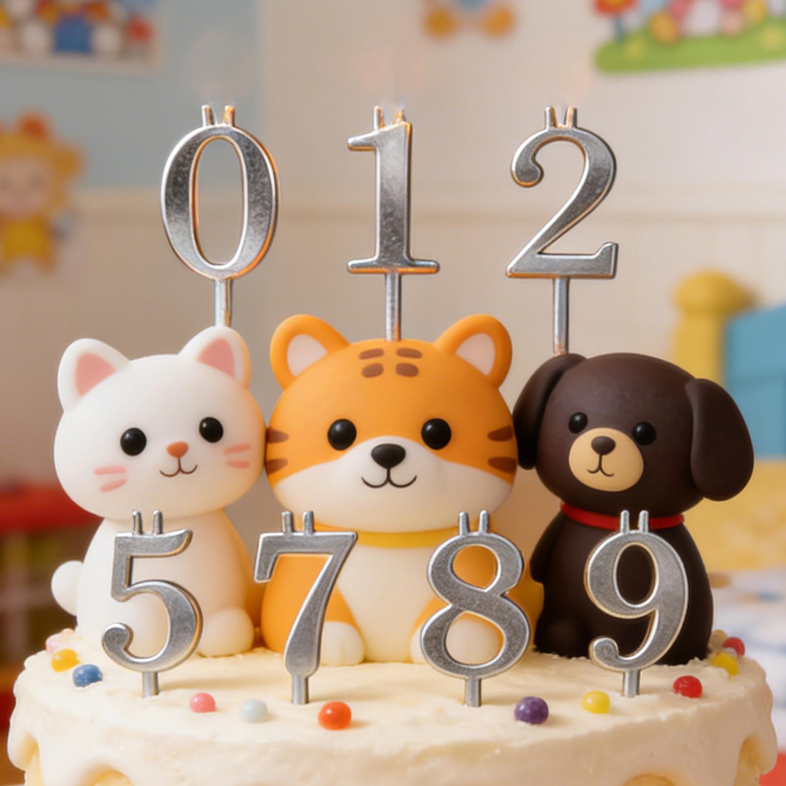 10pcs 0-9 Number Cake Toppers  - Candle Making Supplies Wholesale recension och pris